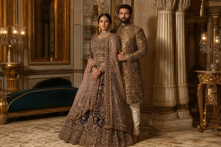 royal indian couple