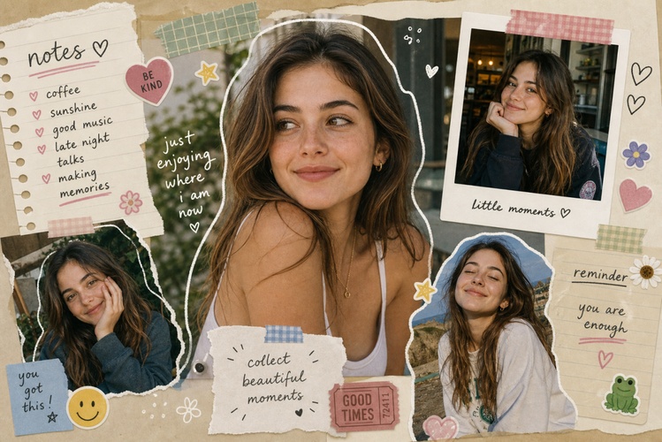 scrapbook portrait