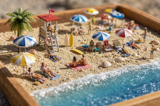 courtes vacances à la plage