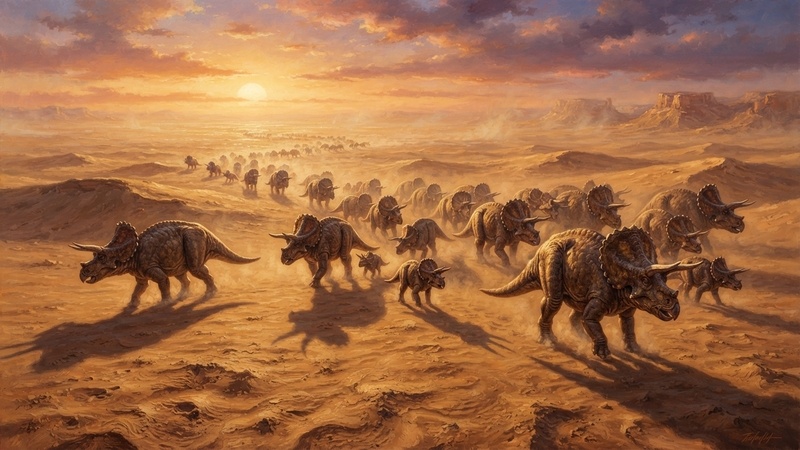 triceratops desert herd