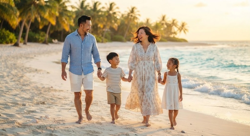 tropical beach vacation