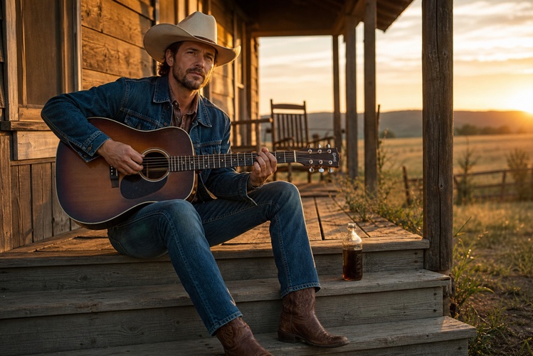 warm country musician