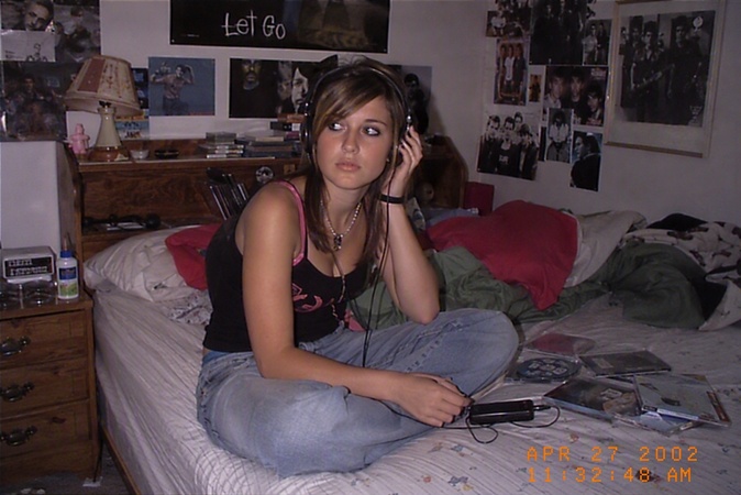 videocámara dormitorio y2k