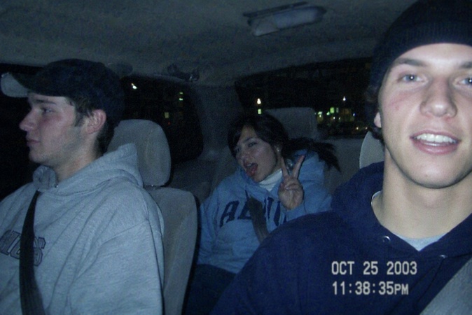 y2k car ride camcorder