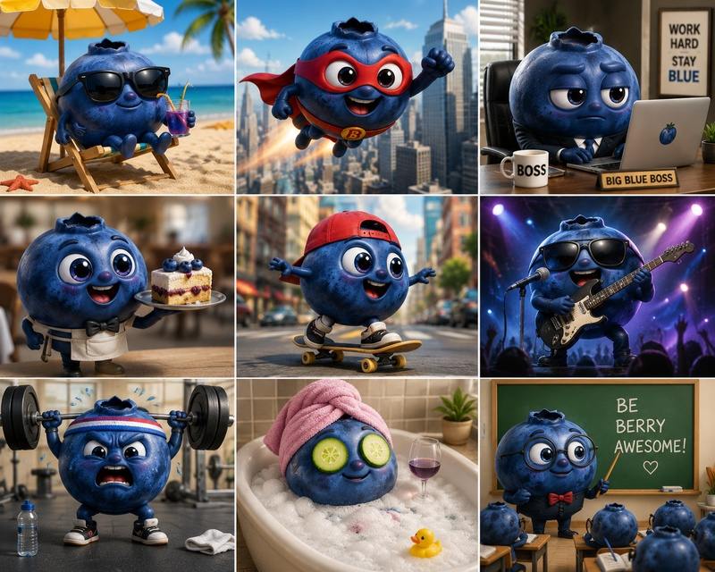 funny ai blueberry meme