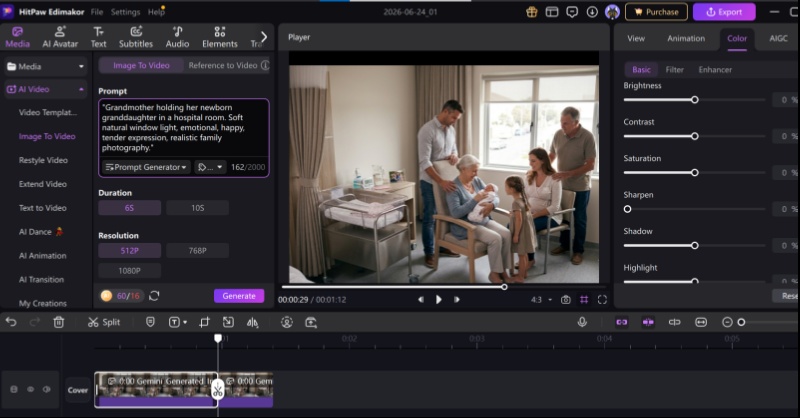 Edimakor Grandparents Video Generation