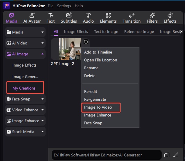edimakor-image-to-video-step