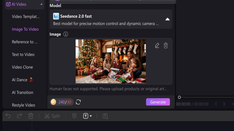 Family Video Generation Step 5 Generate Video