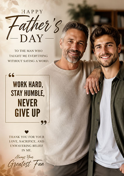 father's day greeting card