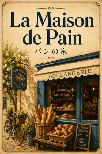 french bakery poster with multilingual text