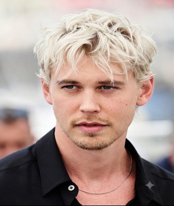 Gemini Hairstyle Prompt 15 Platinum Blonde Messy Fringe