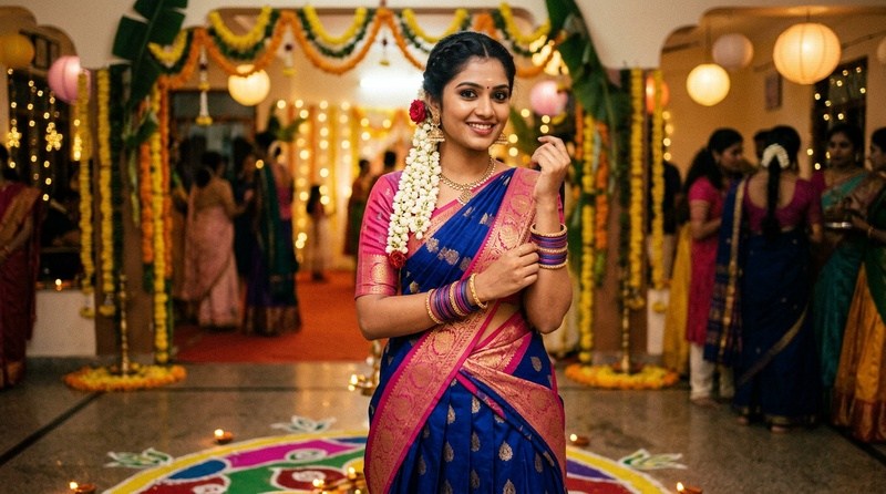 girl in navrati celebration