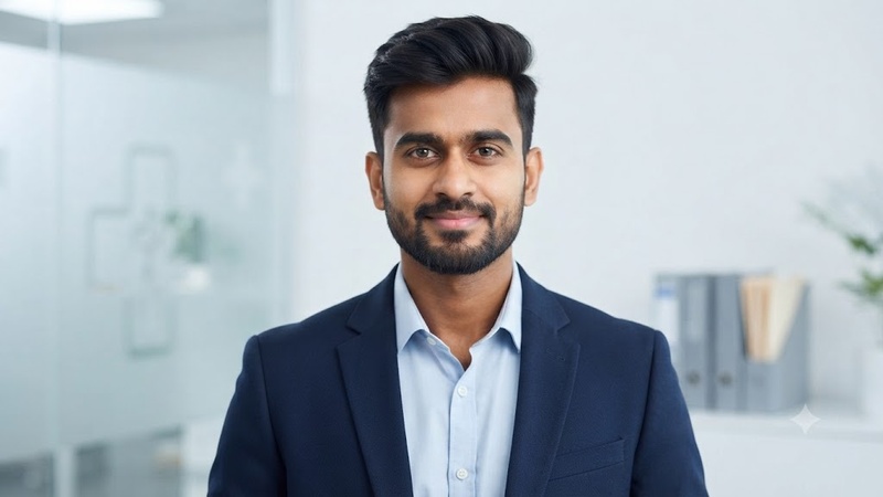 healthcare administrator portrait