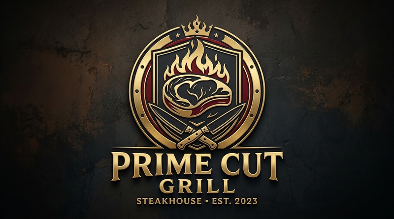 luxury steakhouse logo