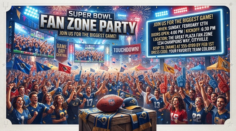 mega zone fan invitation