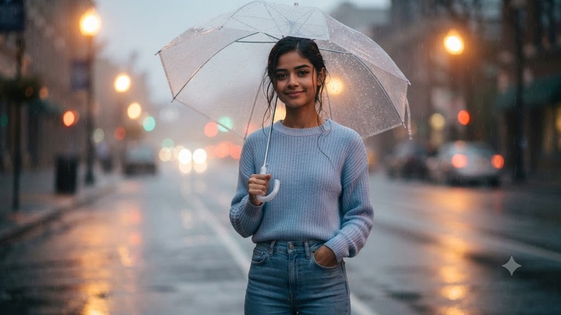 monsoon rain photo prompt