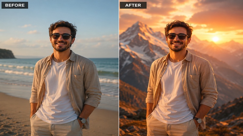 mountain background photo edit