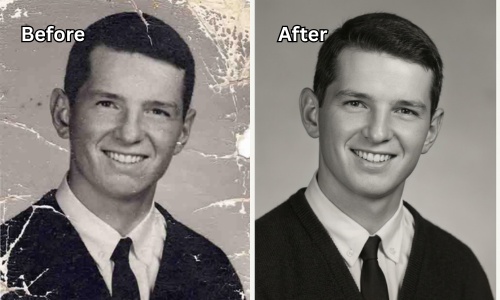 Restore Old Damaged Photos with Gemini