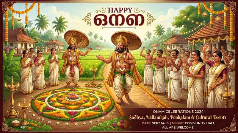 royal king mahabali poster