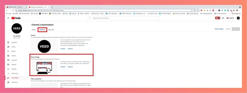 youtube banner size for all devices