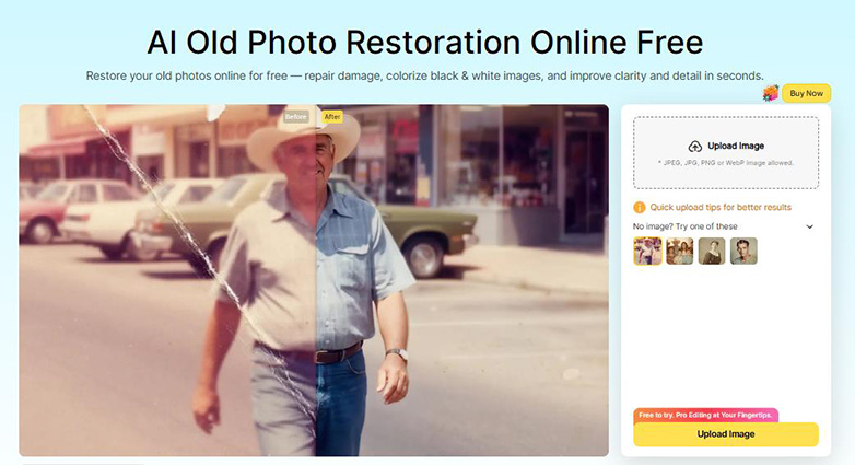 evoto old photo restoration