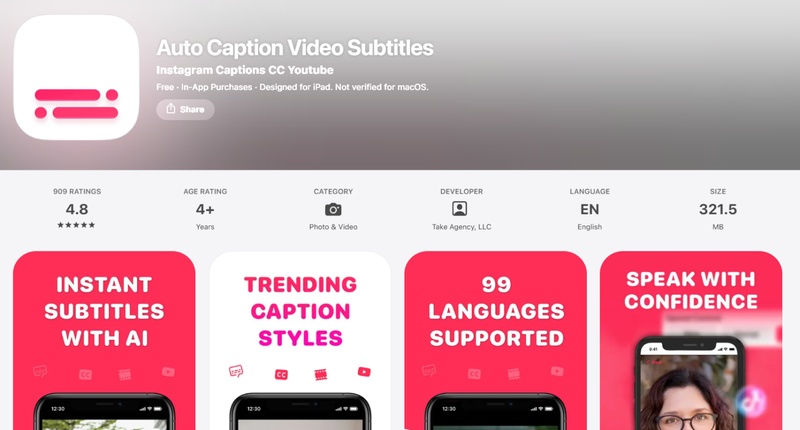 auto caption video subtitles