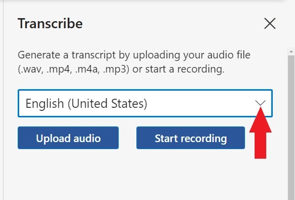 can microsoft word transcribe audio to text