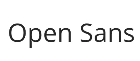 Open Sans font Example