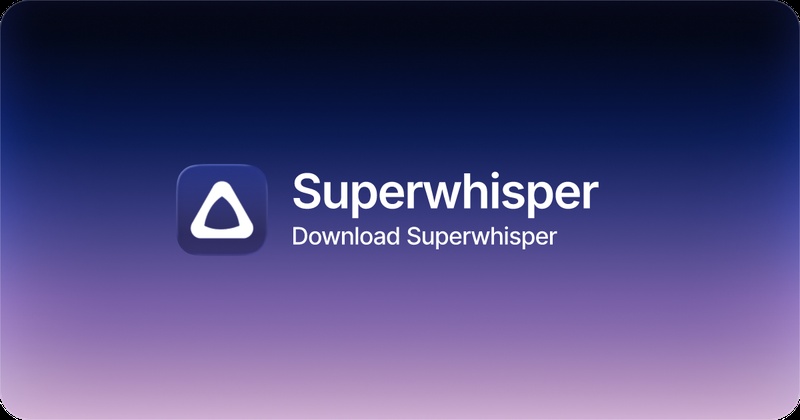 superwhisper speech to text