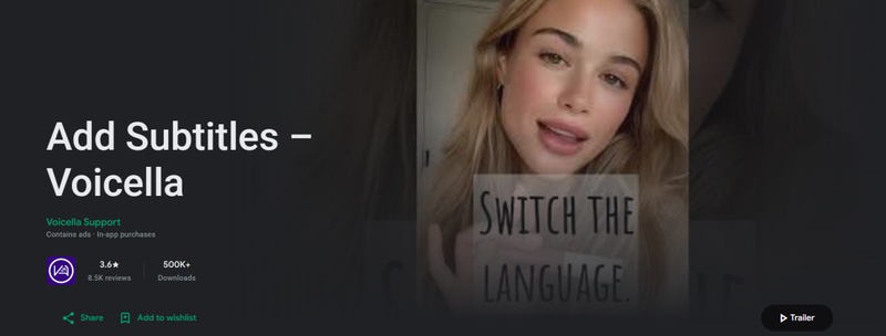 voicella caption generator