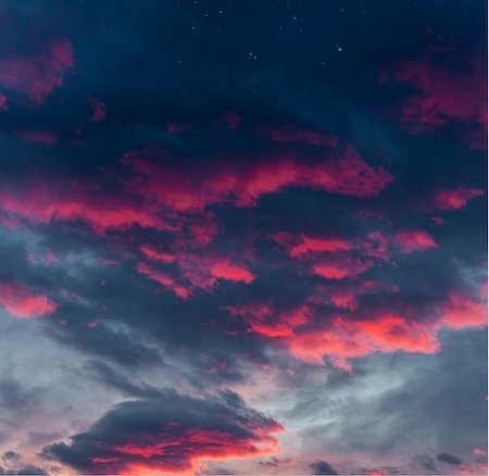 dreamy cloudscape pfp