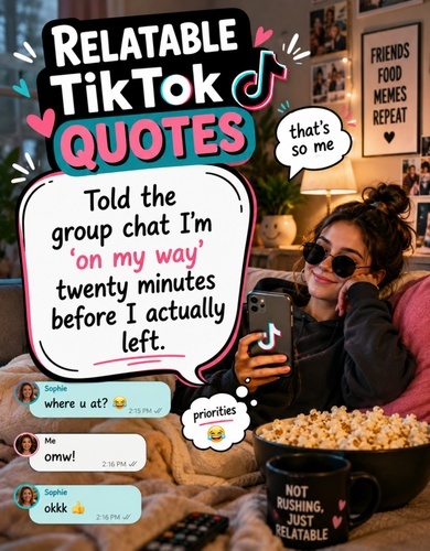 Relatable TikTok quotes about friendship and friends