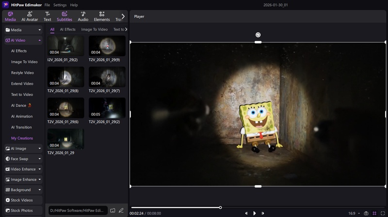 ai abandoned video prompt