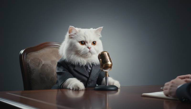 AI 고양이 인터뷰
