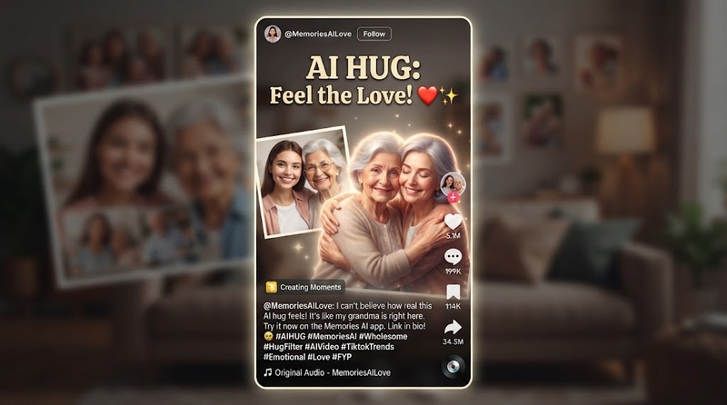 ai hug tiktok