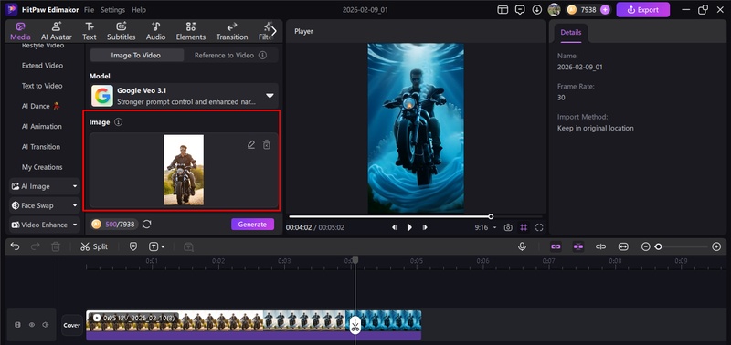 Ai Underwater Video Color Correction