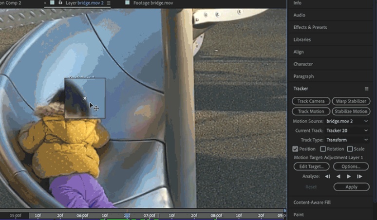 Attach Text or Objects to Footage 4