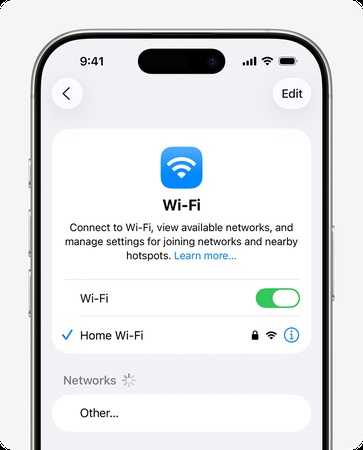 check the internet connection