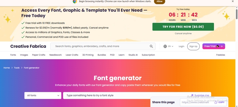 decorative text styles