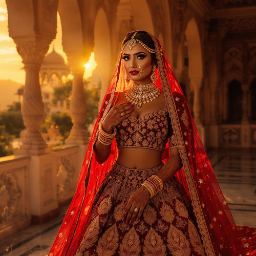 dream lehenga ai photo prompts