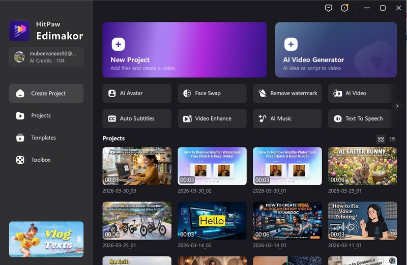 Easter Video Generator Launch Hitpaw Edimakor
