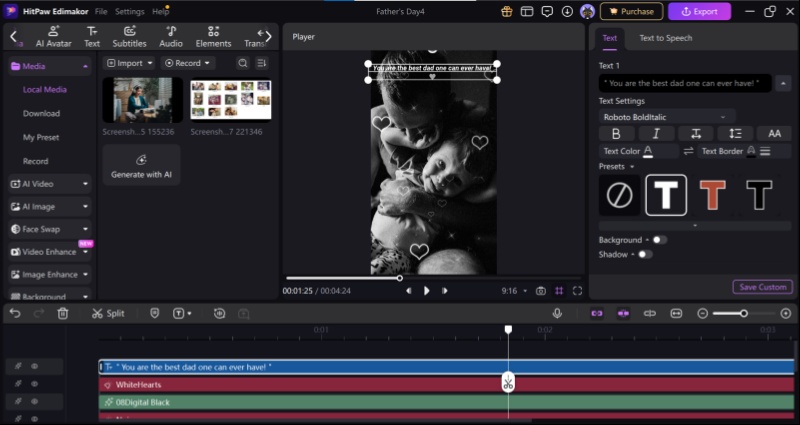 Edimakor Fathers Day Tribute Video Ai Music Generator