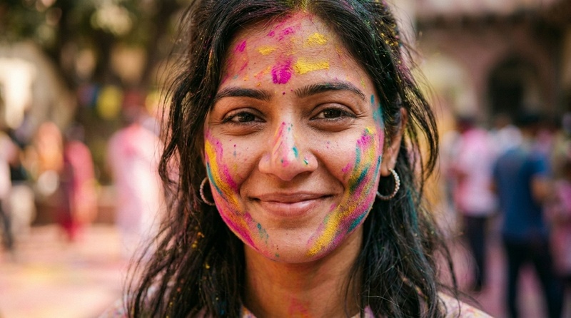 expressive color portrait