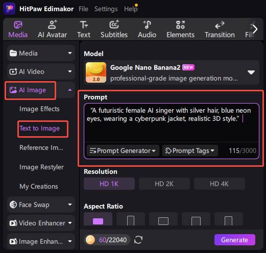 Generate Avatar Image