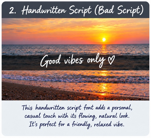 handwritten script snapchat font