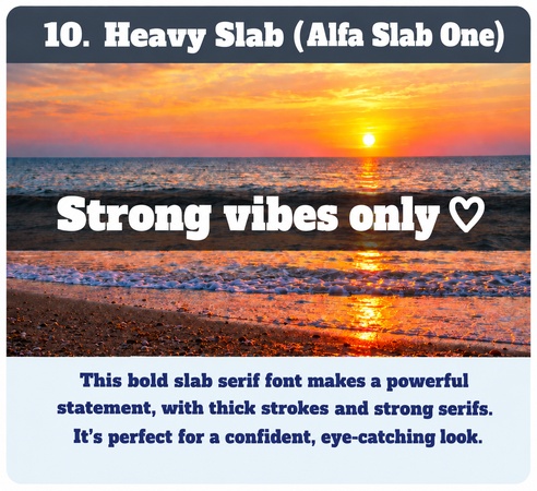 heavy slab snapchat font