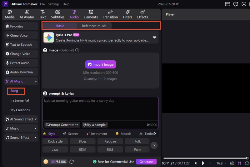 Hitpaw Edimaker Ai Jingle Generator