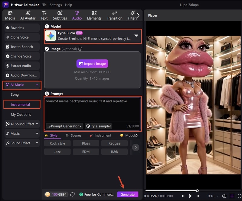 hitpaw edimakor ai music lupa zalupa ai music creation