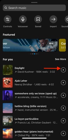 how to add music on instagram post