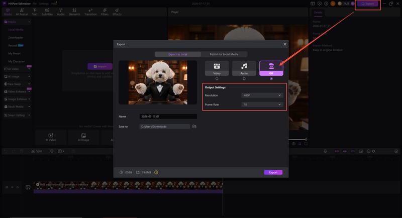 how to make a gif into a live photo on giphy